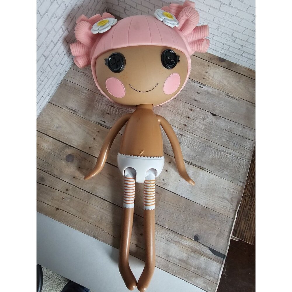 Lalaloopsy Blossom Flowerpot Full Size Nude Doll 12 Inch Pink Hair 2009 - Picture 3 of 5